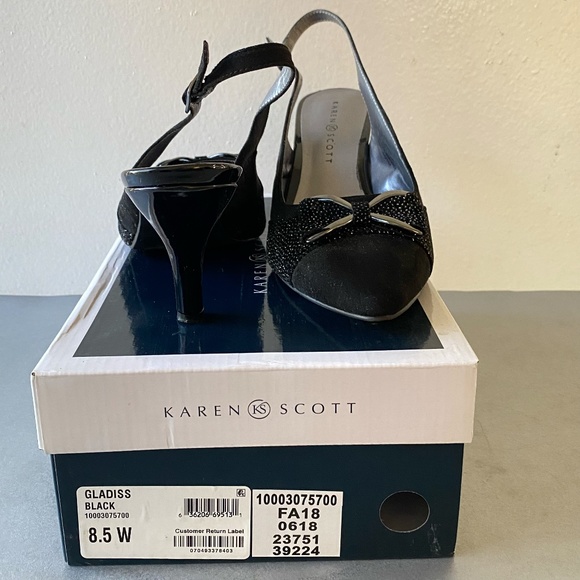 ELEGAN KAREN SCOTT OPEN HEEL SHOES SIZE 9 - Picture 3 of 8